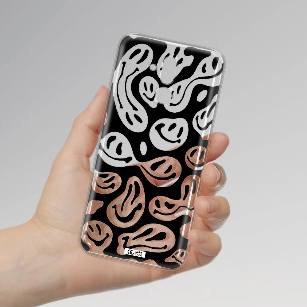 Smiley Faces Huawei Mate 20 Lite Clear TPU Case