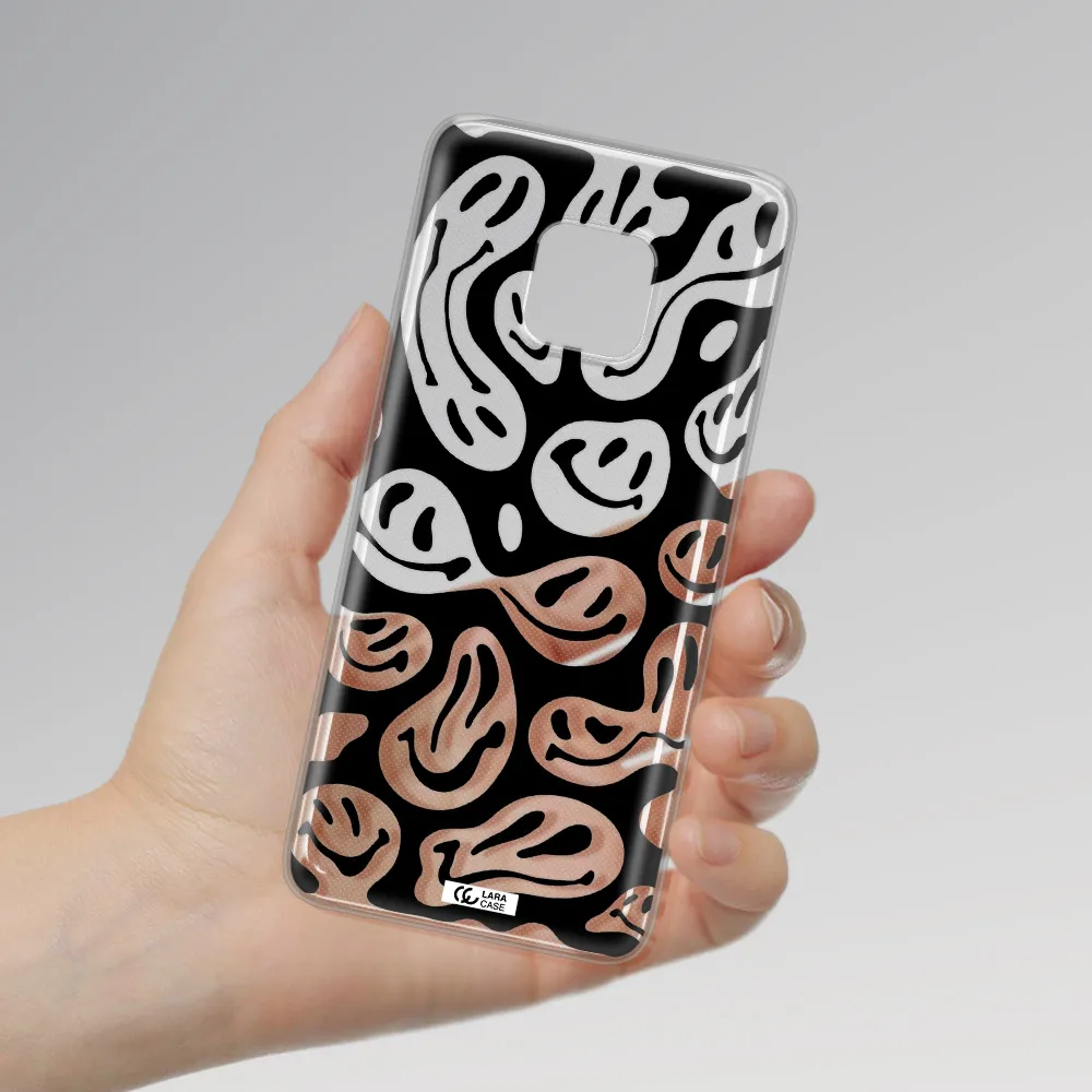Smiley Faces Huawei Mate 20 Pro Clear TPU Case