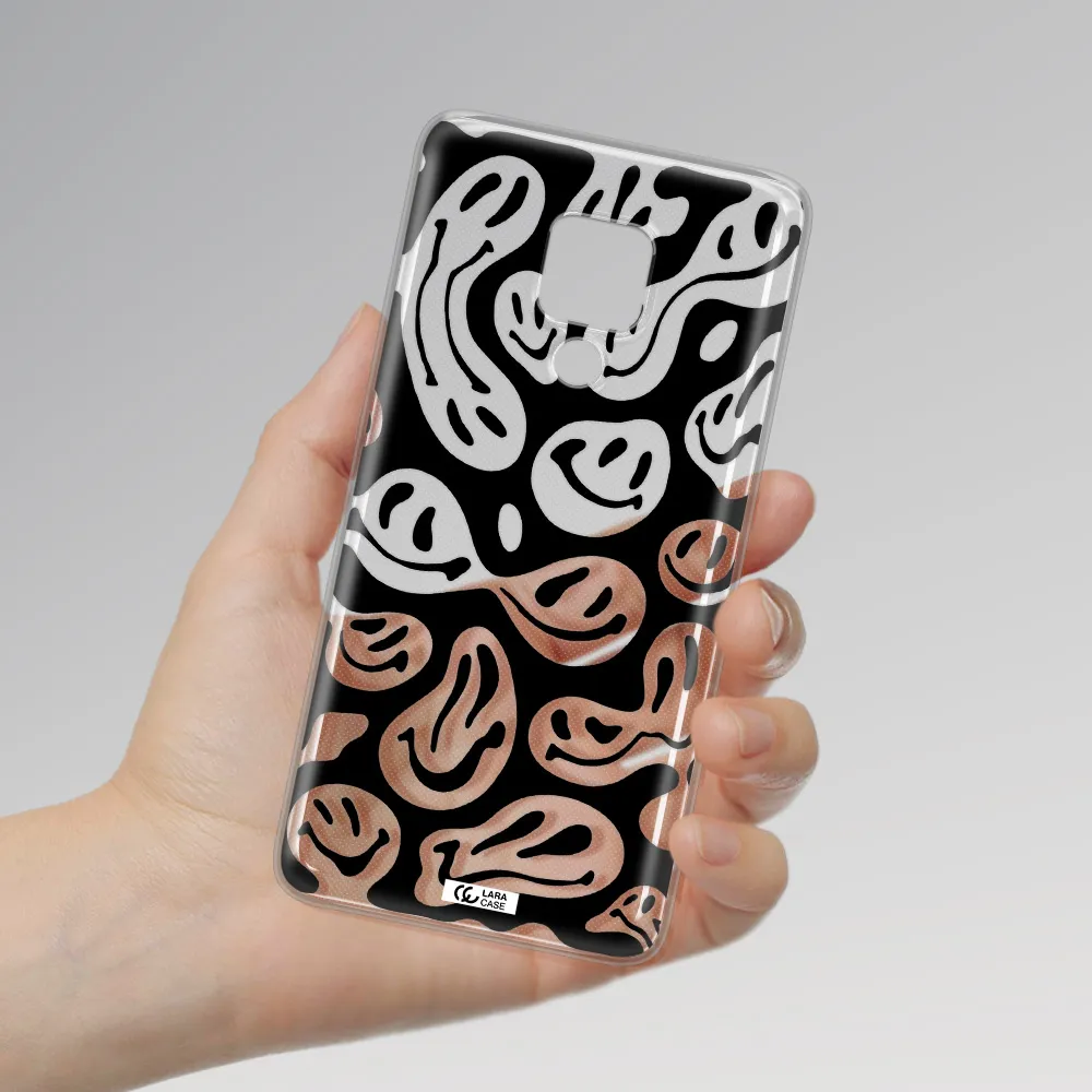 Smiley Faces Huawei Mate 20X Clear TPU Case