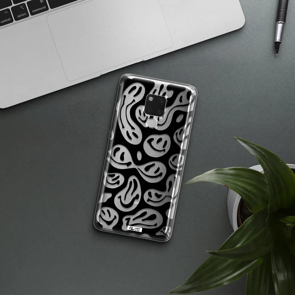 Smiley Faces Huawei Mate 20X Clear TPU Case