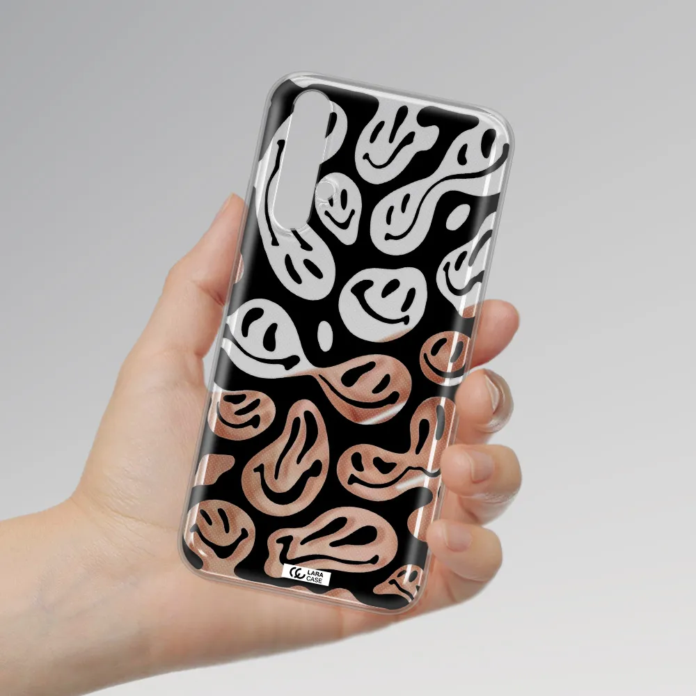 Smiley Faces Huawei Nova 5t Clear TPU Case