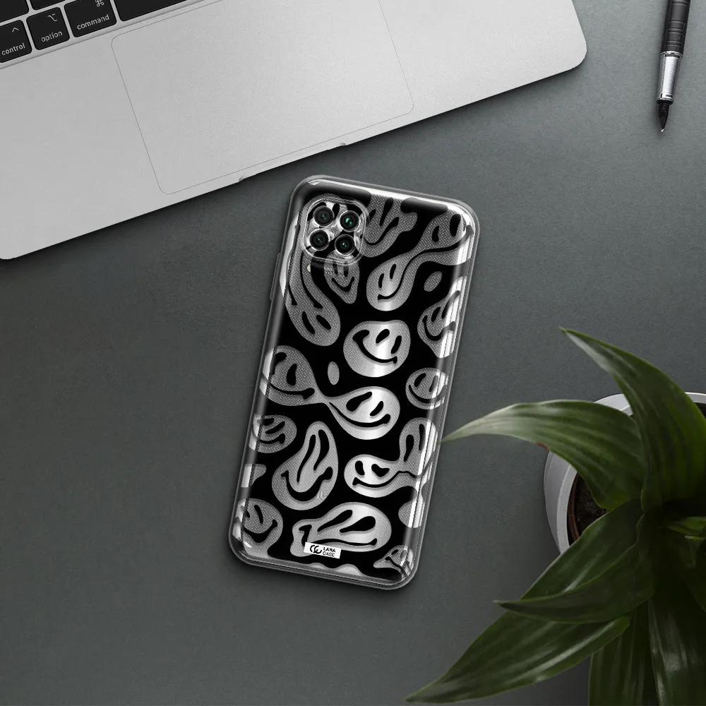 Smiley Faces Huawei Nova 7I Clear Tpu Case