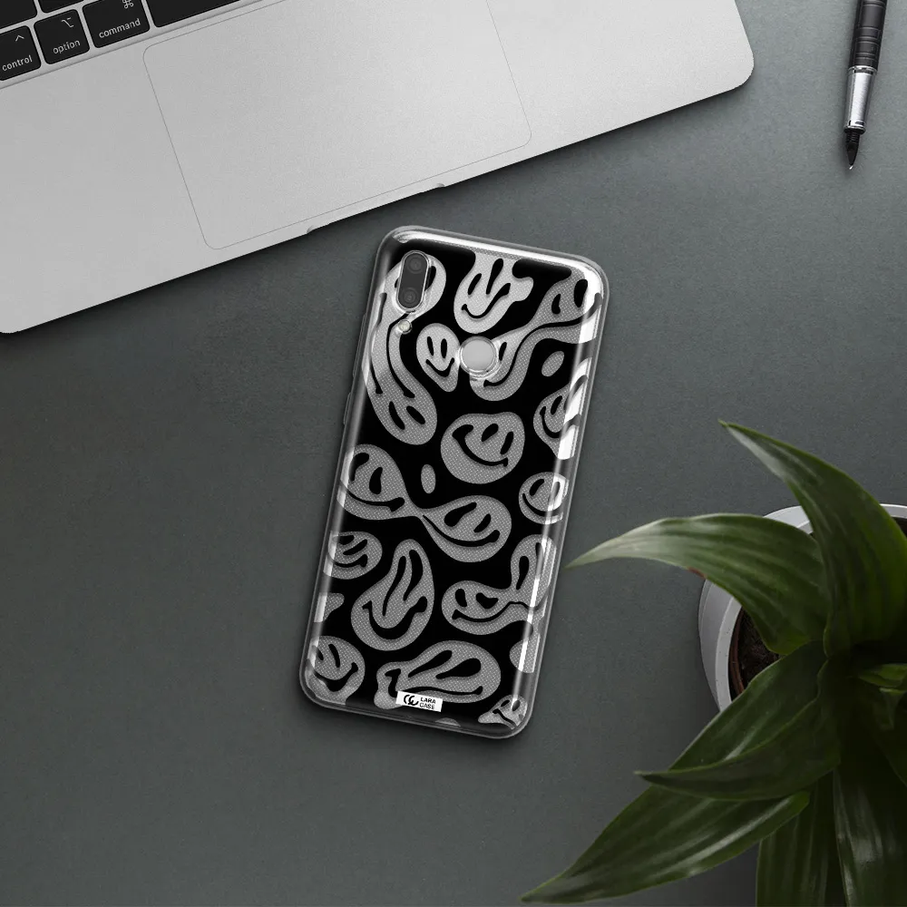 Smiley Faces Huawei P Smart 2019 Clear TPU Case
