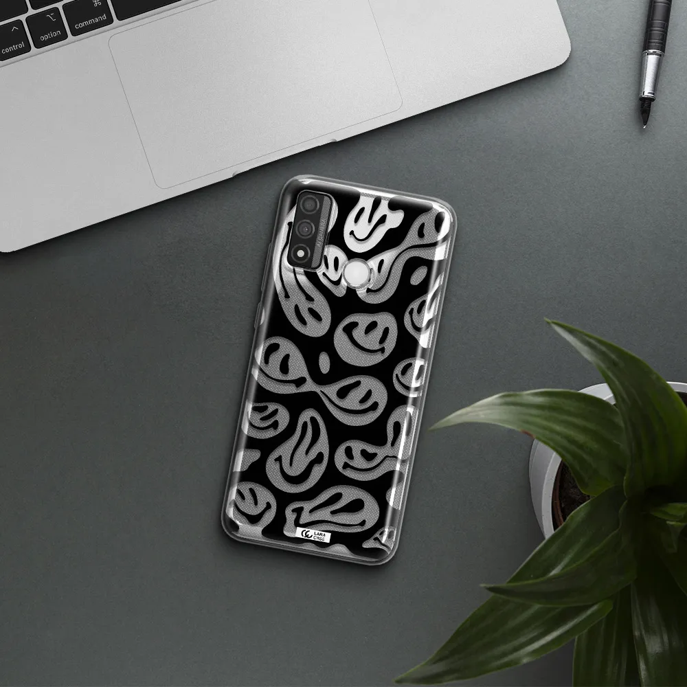 Smiley Faces Huawei P Smart 2020 Clear TPU Case