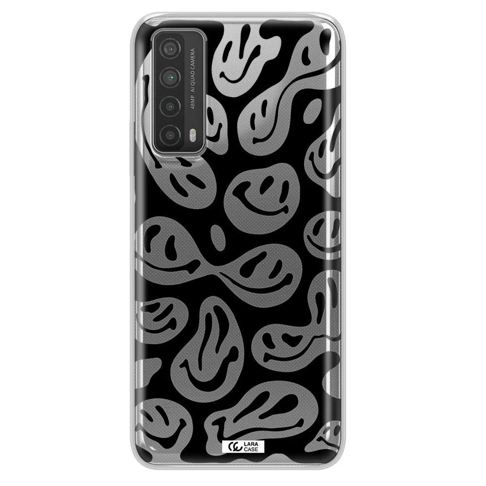 Smiley Faces Huawei P Smart 2021 Clear TPU Case