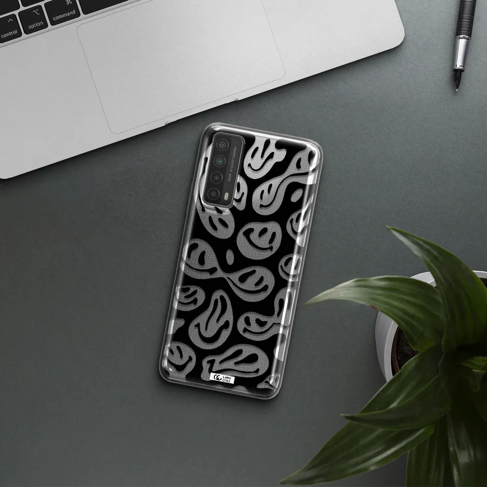 Smiley Faces Huawei P Smart 2021 Clear TPU Case