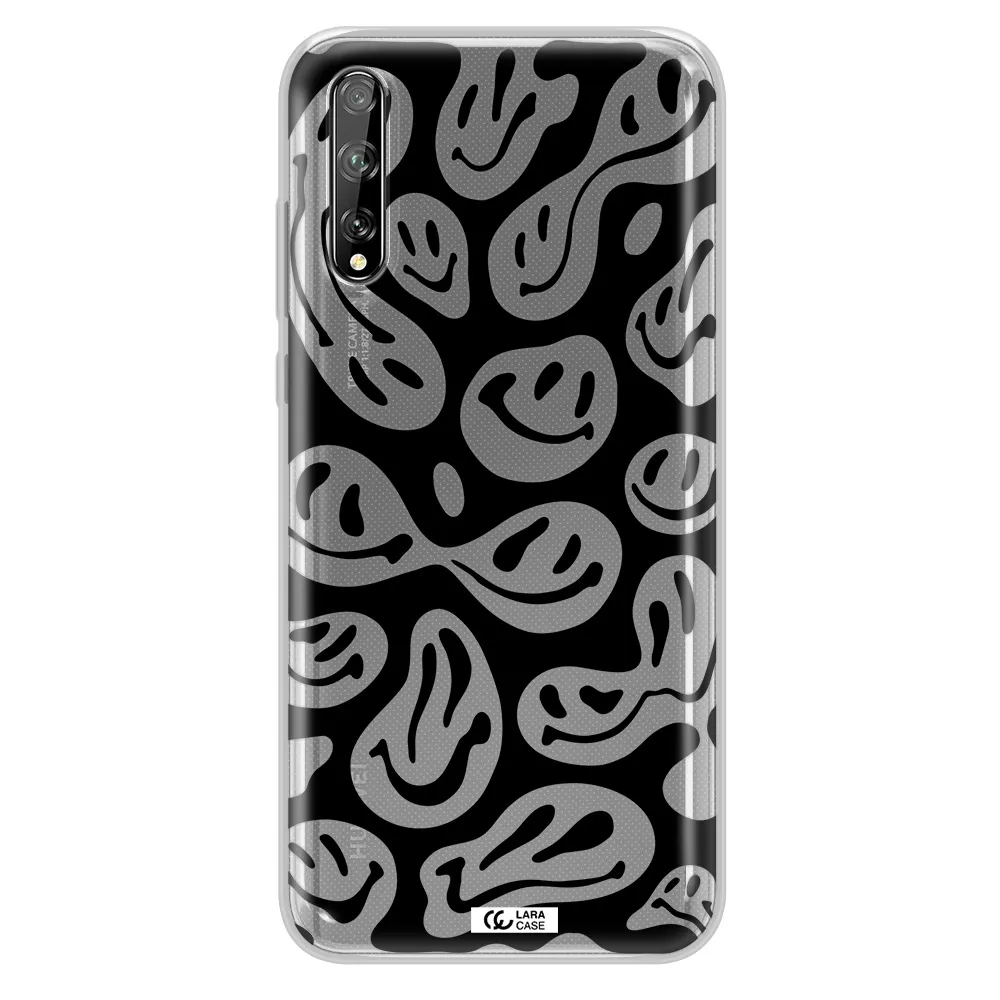 Smiley Faces Huawei P Smart S Clear TPU Case