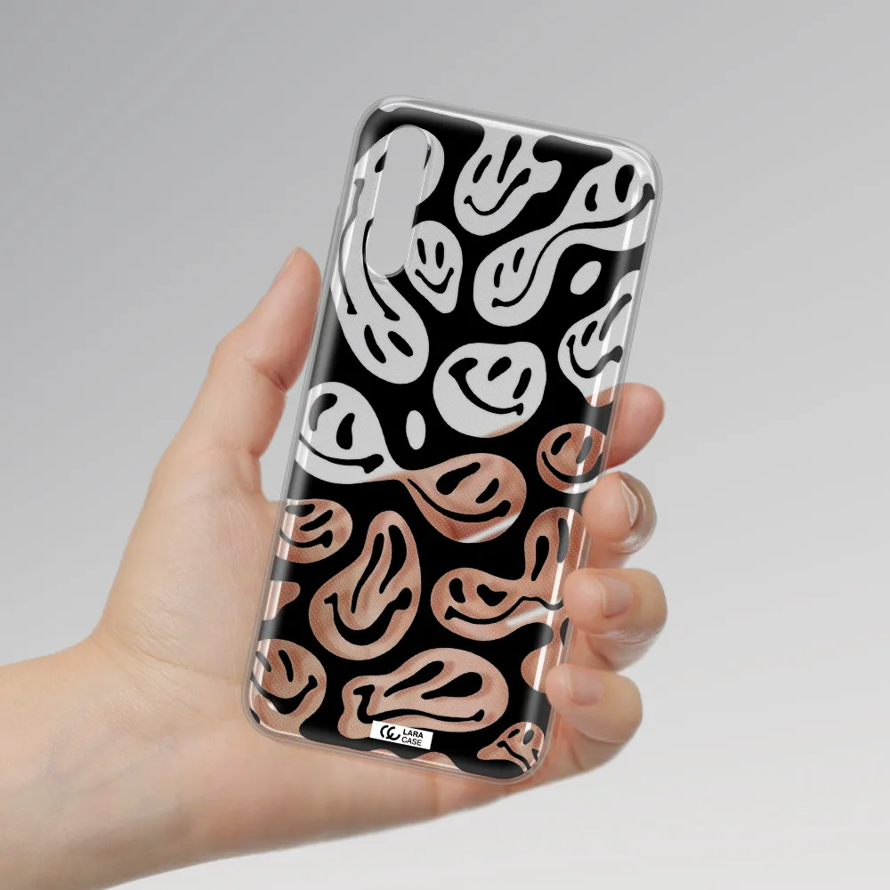 Smiley Faces Huawei P Smart S Clear TPU Case