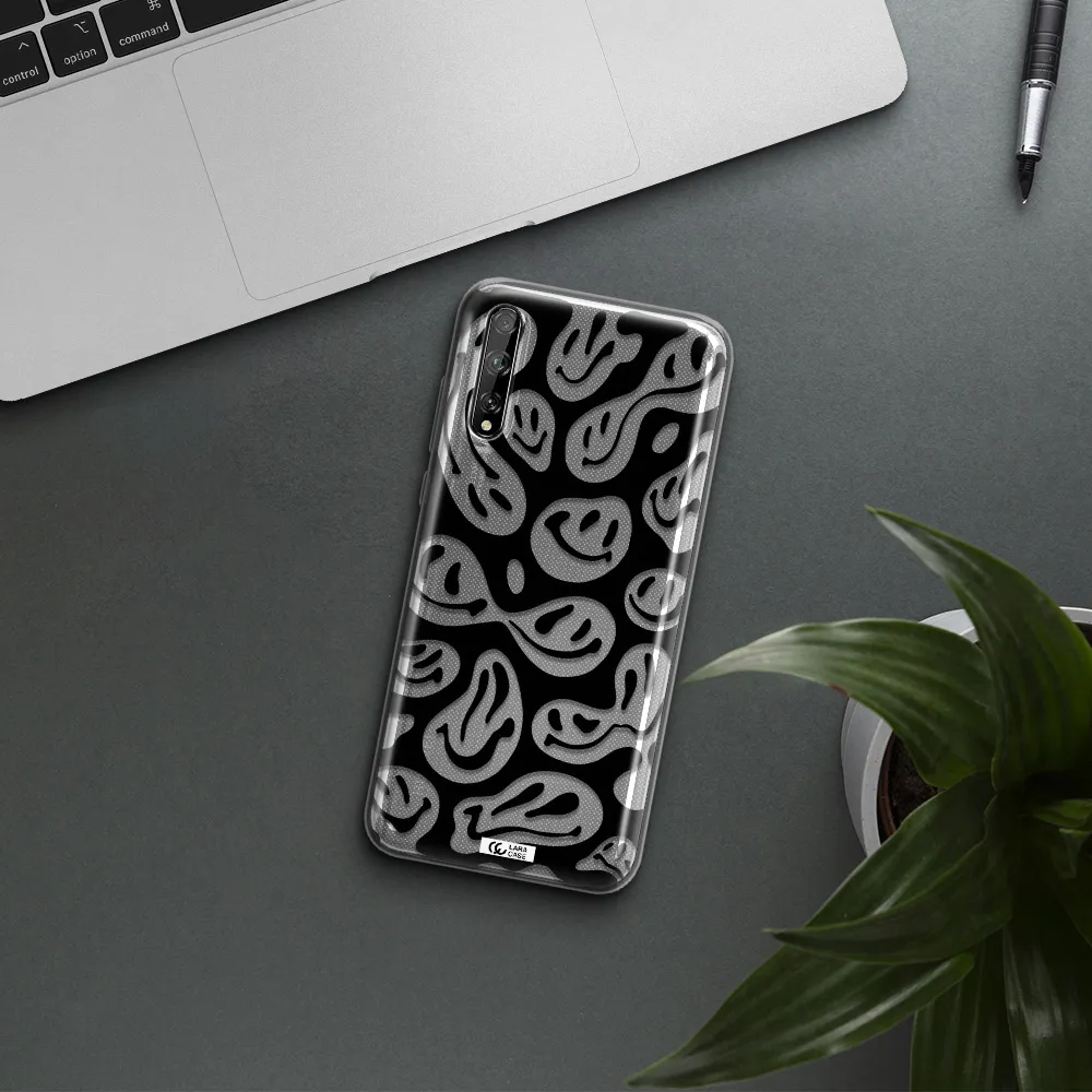 Smiley Faces Huawei P Smart S Clear TPU Case