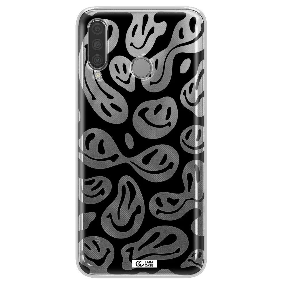 Smiley Faces Huawei P30 Lite Clear TPU Case