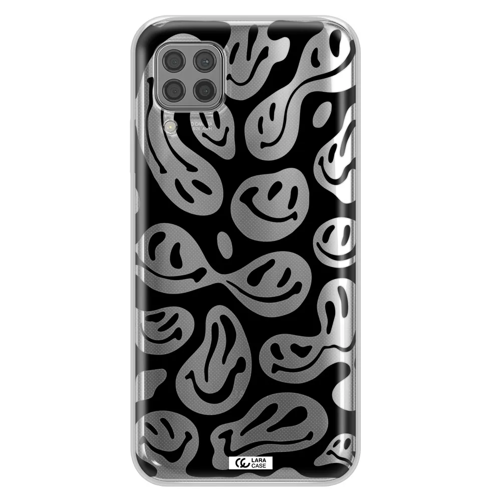 Smiley Faces Huawei P40 Lite Clear TPU Case