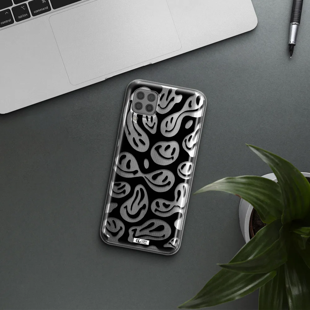 Smiley Faces Huawei P40 Lite Clear TPU Case