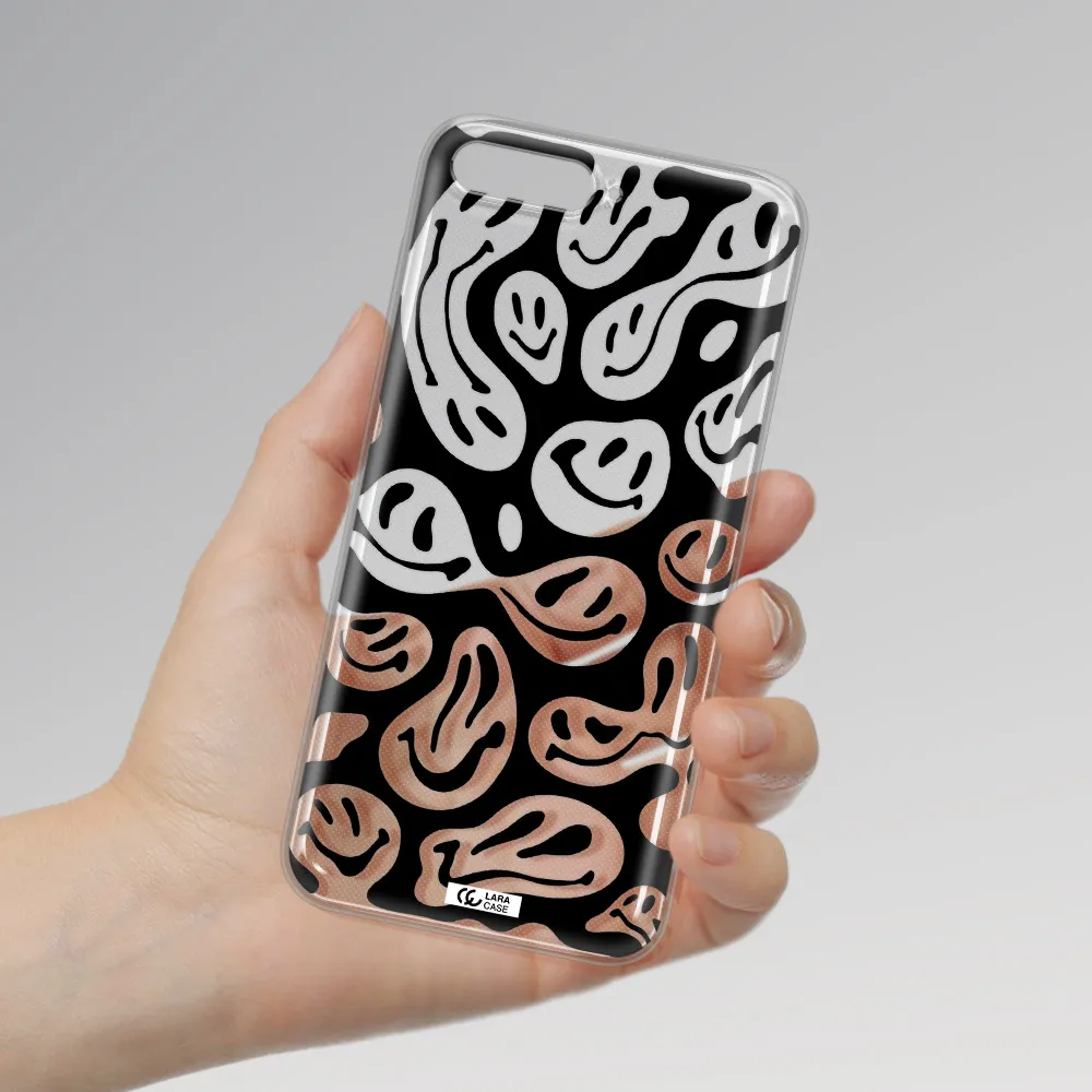 Smiley Faces Huawei Y6 2018 Clear TPU Case