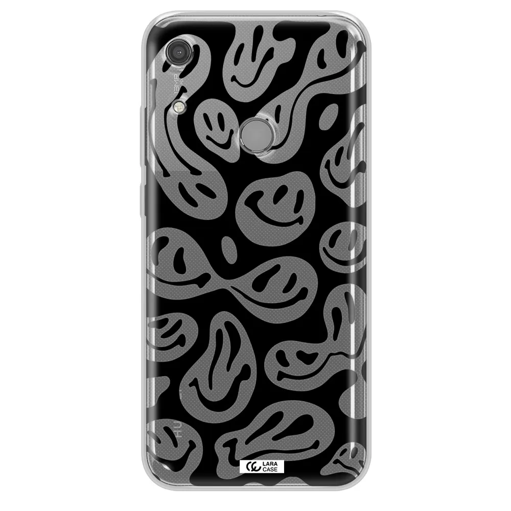 Smiley Faces Huawei Y6S Clear TPU Case