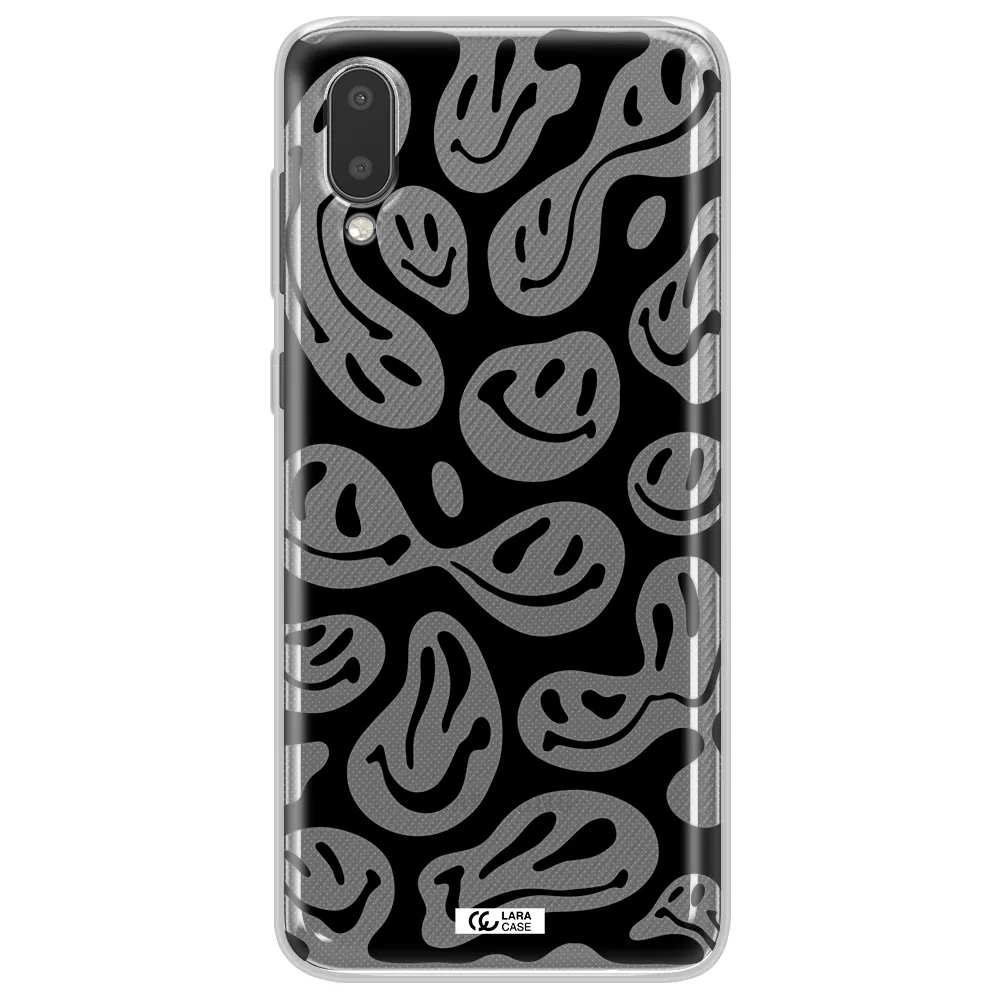 Smiley Faces Samsung A02 Clear TPU Case