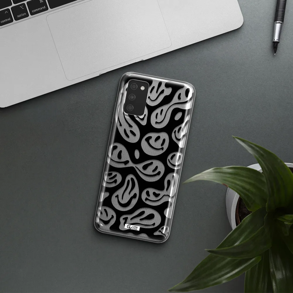 Smiley Faces Samsung A03S Clear TPU Case