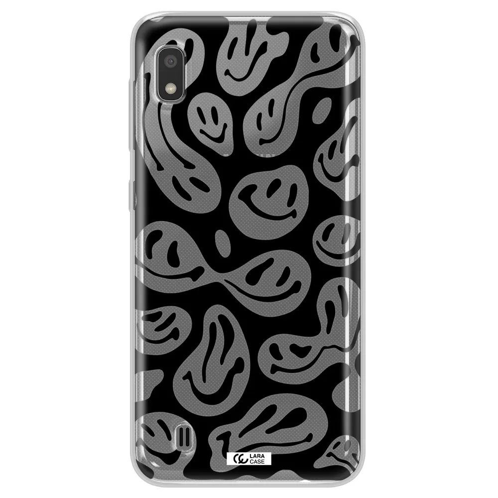 Smiley Faces Samsung A10 Clear TPU Case