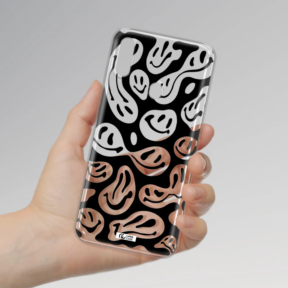 Smiley Faces Samsung A11 Clear TPU Case