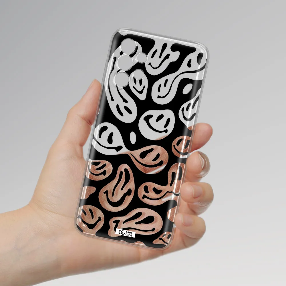 Smiley Faces Samsung A13 Clear TPU Case