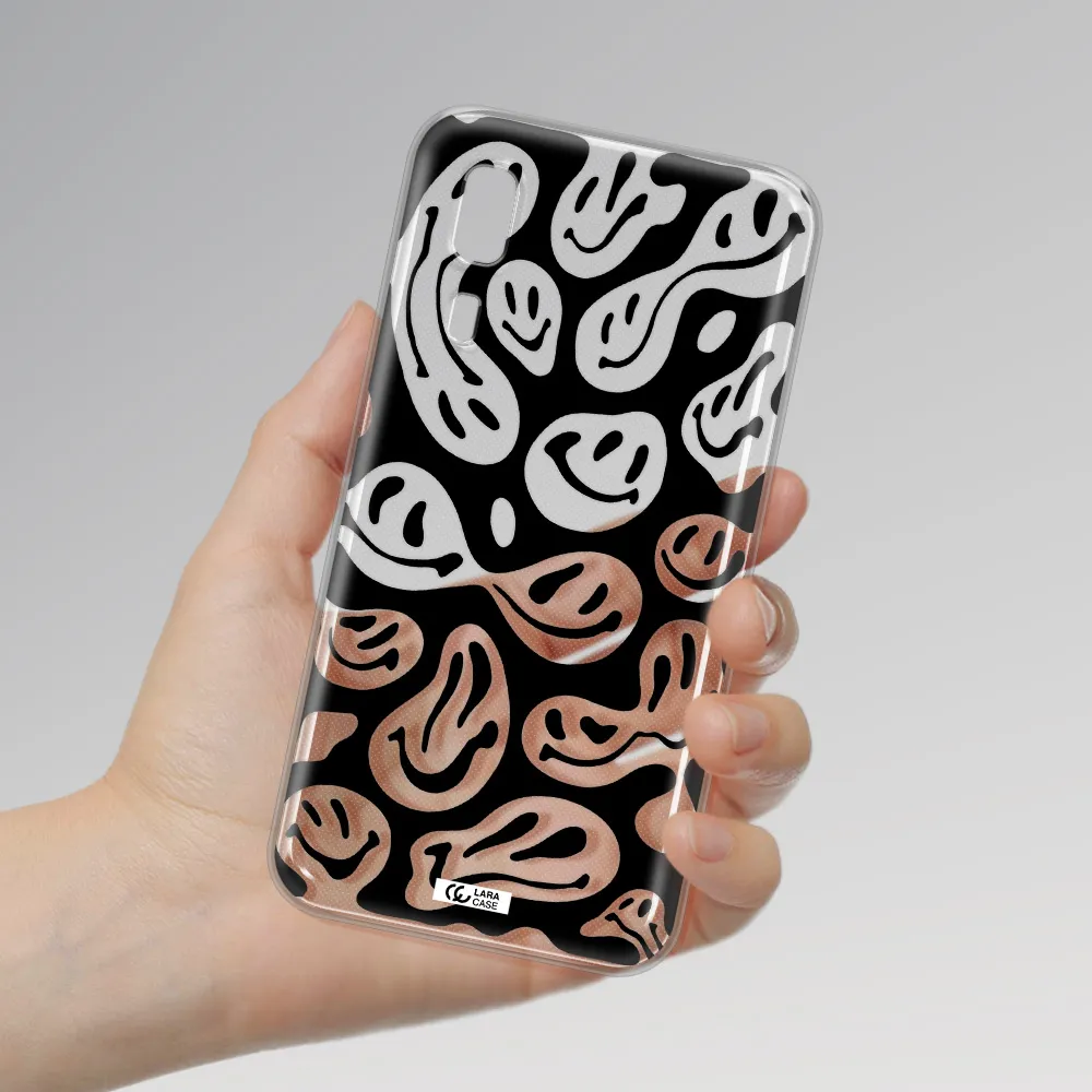 Smiley Faces Samsung A2 Core Clear TPU Case