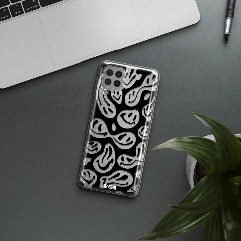 Smiley Faces Samsung A22 4g Clear TPU Case