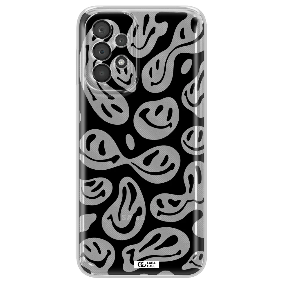 Smiley Faces Samsung A23 5G Clear Tpu Case