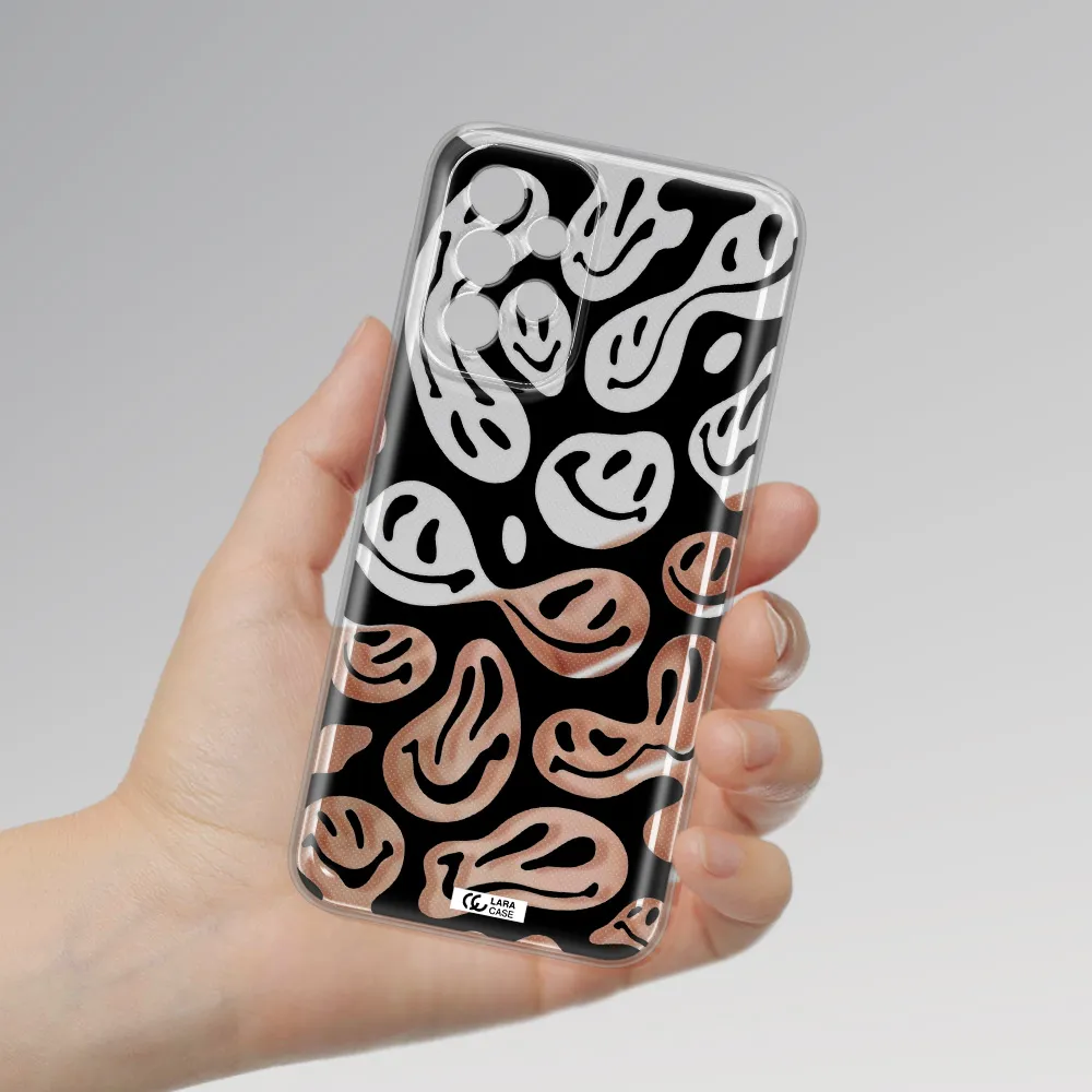 Smiley Faces Samsung A23 5G Clear Tpu Case