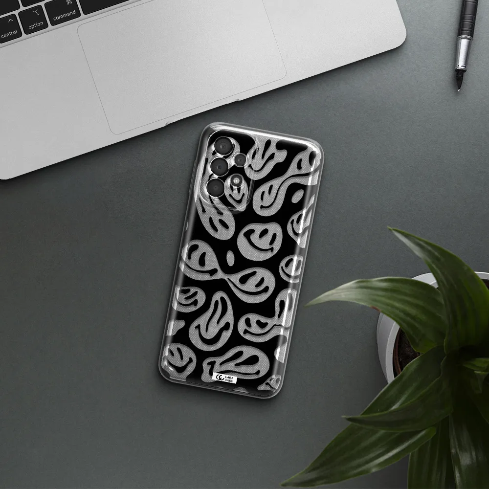 Smiley Faces Samsung A23 5G Clear Tpu Case