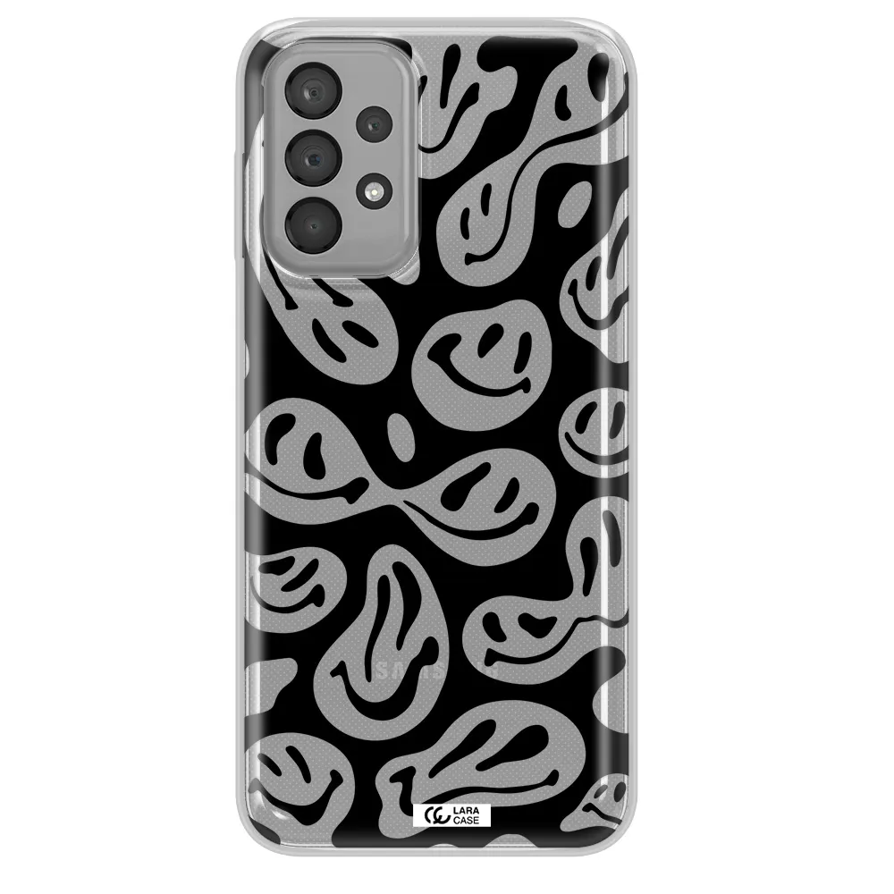 Smiley Faces Samsung A23 Clear TPU Case