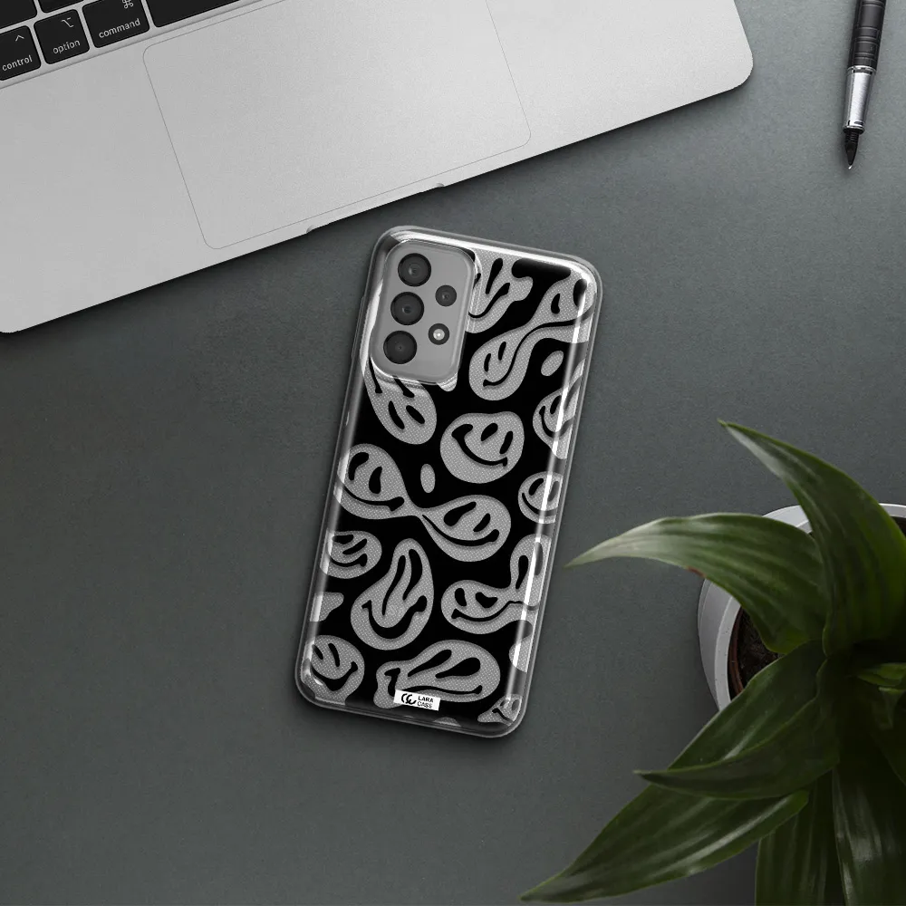 Smiley Faces Samsung A23 Clear TPU Case