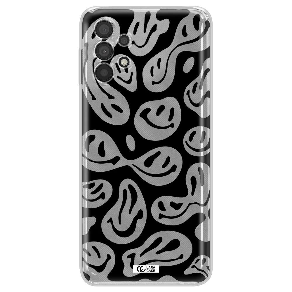Smiley Faces Samsung A32 Clear TPU Case