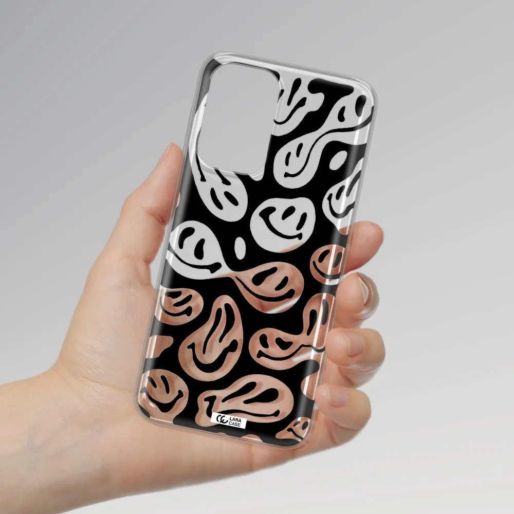 Smiley Faces Samsung A33 Clear TPU Case