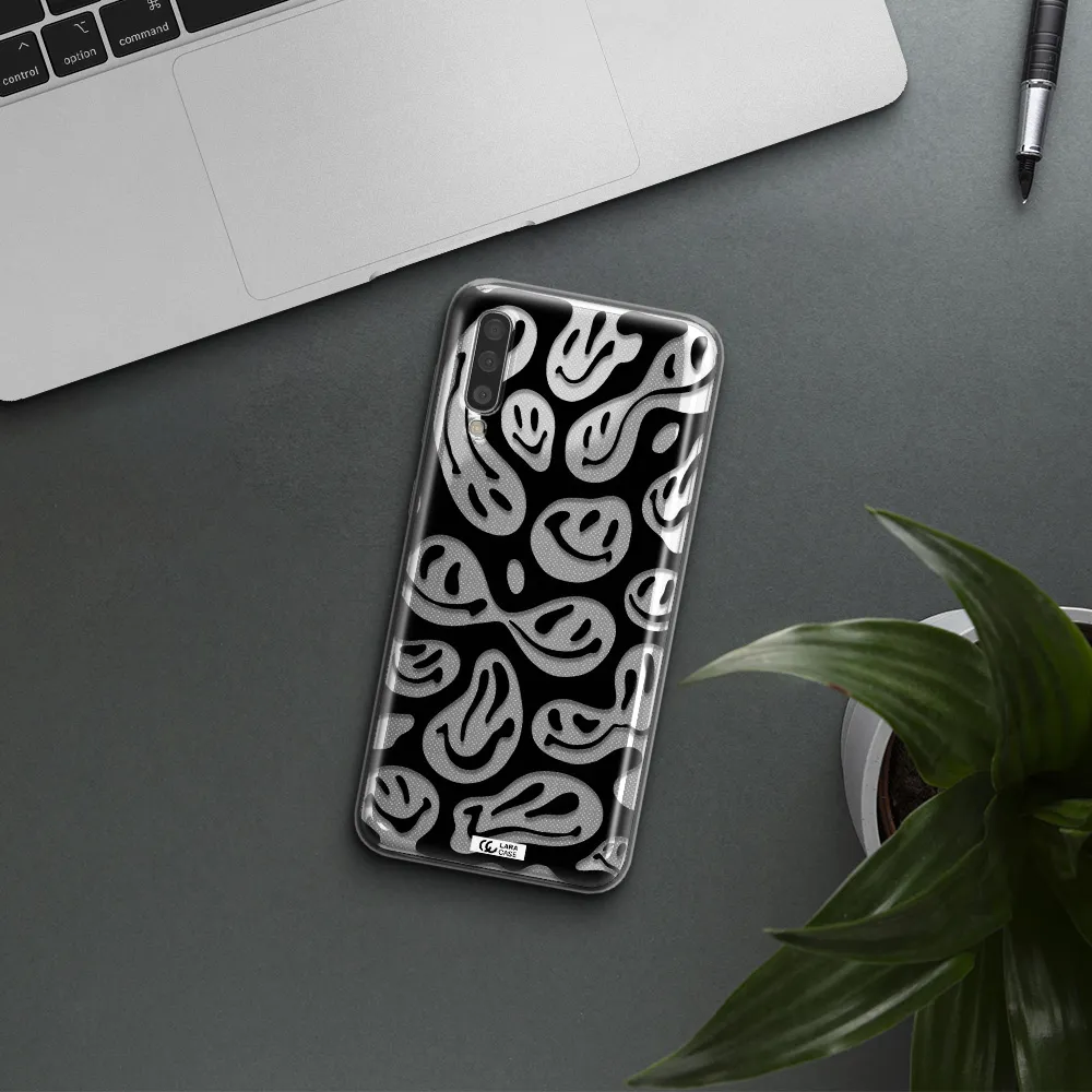 Smiley Faces Samsung A50 Clear TPU Case