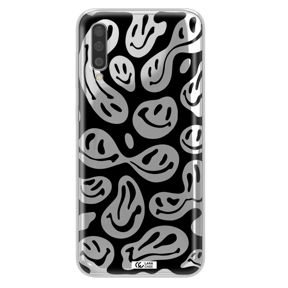 Smiley Faces Samsung A50S Clear Tpu Case