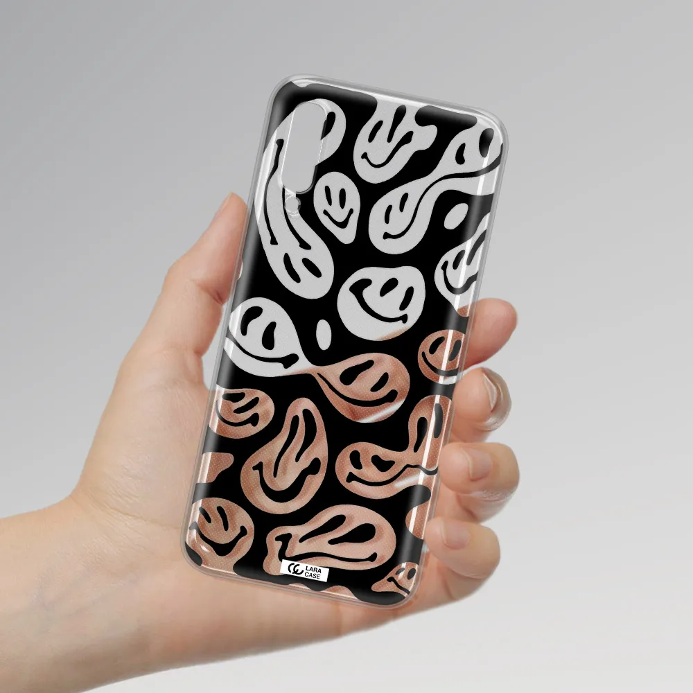 Smiley Faces Samsung A50S Clear Tpu Case