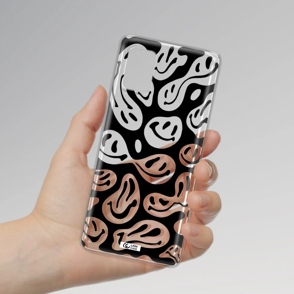 Smiley Faces Samsung A51 Clear TPU Case