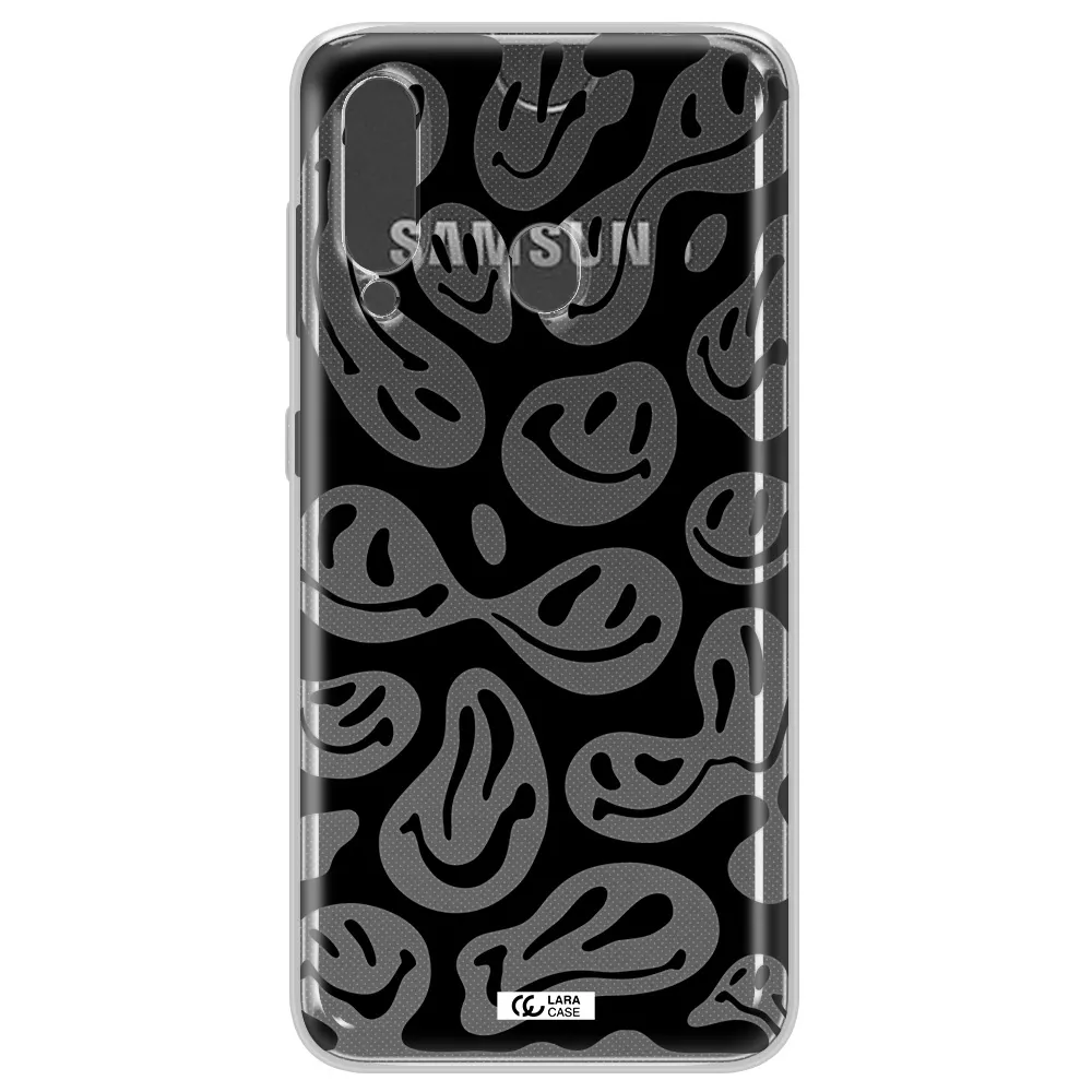 Smiley Faces Samsung A60 Clear TPU Case