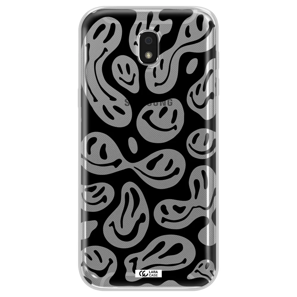 Smiley Faces Samsung J5 2017 Clear TPU Case