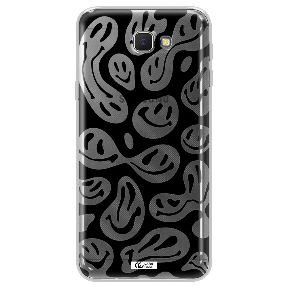 Smiley Faces Samsung J5 Prime Clear TPU Case