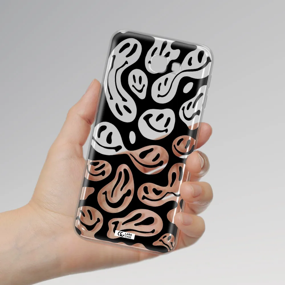 Smiley Faces Samsung J5 Prime Clear TPU Case