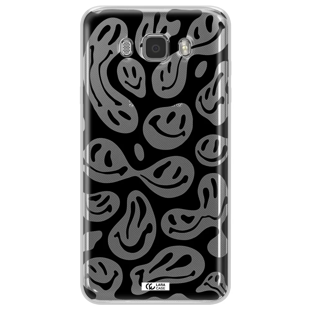 Smiley Faces Samsung J7 2016 Clear TPU Case