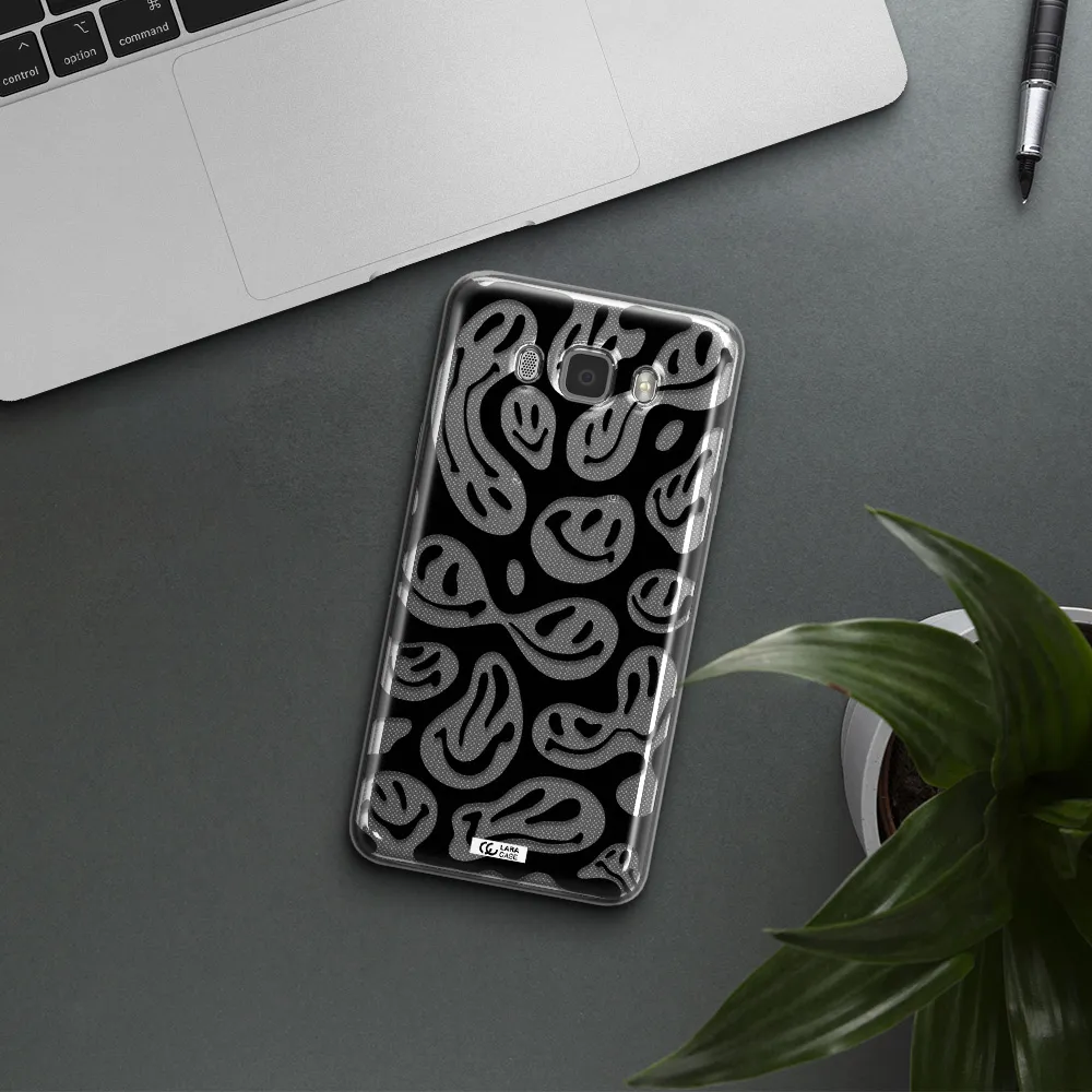 Smiley Faces Samsung J7 2016 Clear TPU Case