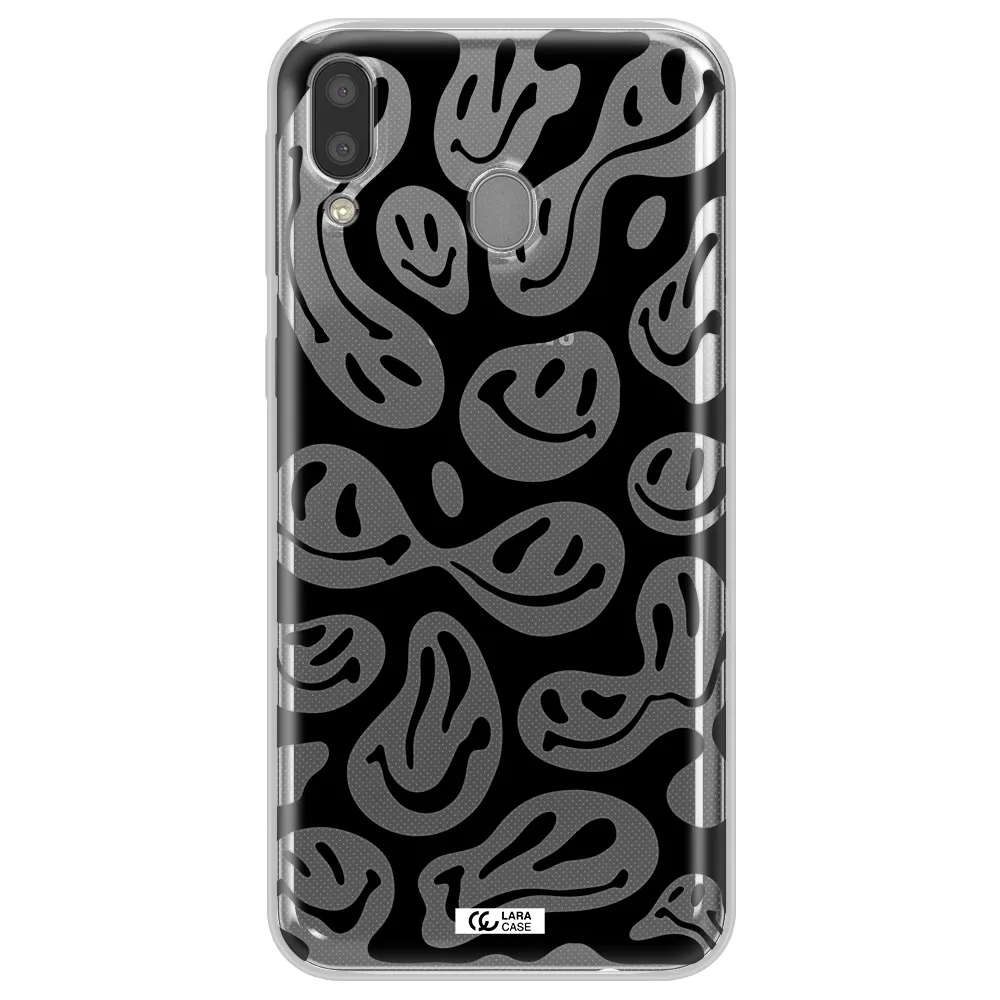 Smiley Faces Samsung M20 Clear TPU Case