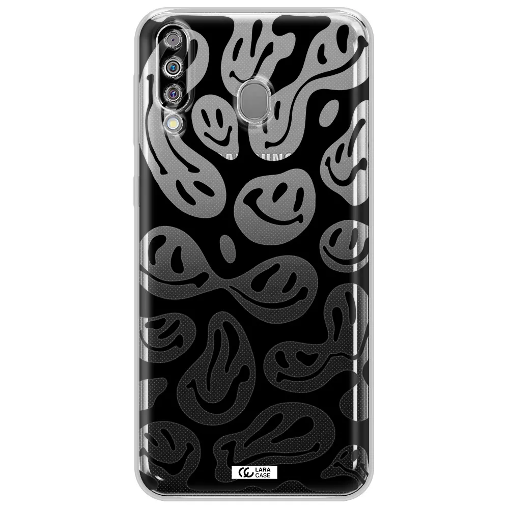 Smiley Faces Samsung M30 Clear TPU Case