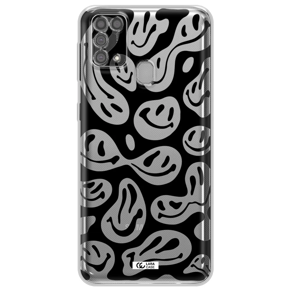 Smiley Faces Samsung M31 Clear TPU Case