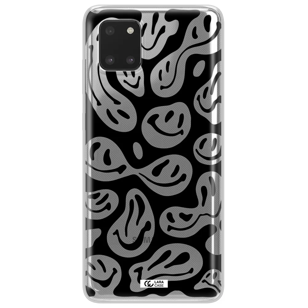 Smiley Faces Samsung Note 10 Lite Clear TPU Case