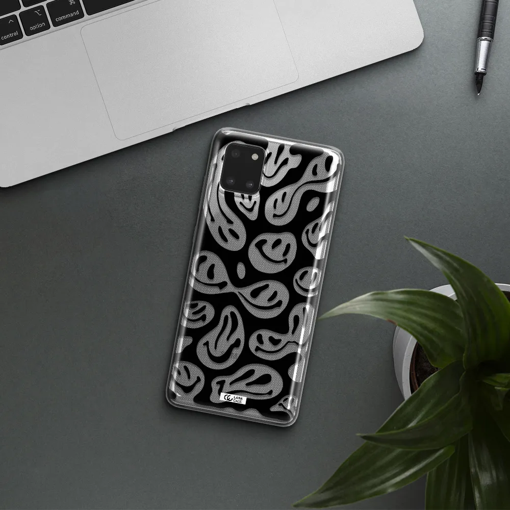 Smiley Faces Samsung Note 10 Lite Clear TPU Case