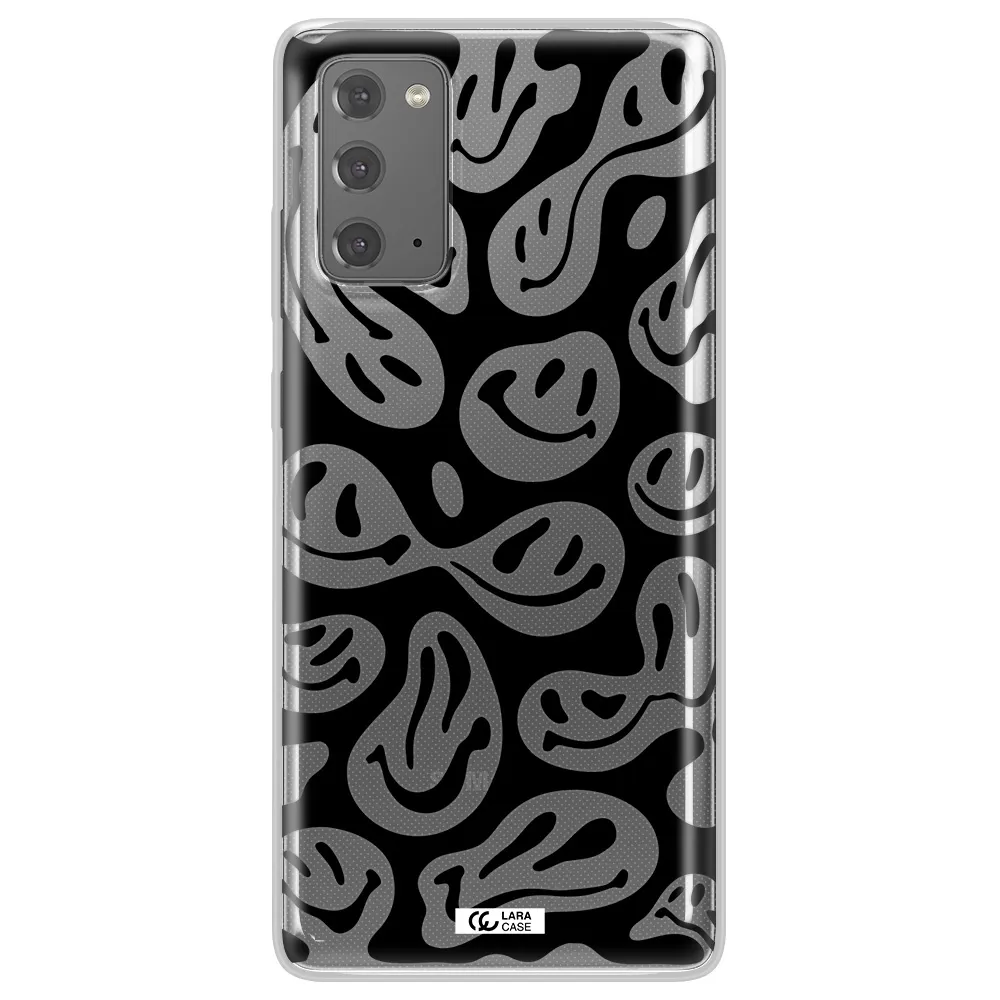 Smiley Faces Samsung Note 20 Clear TPU Case