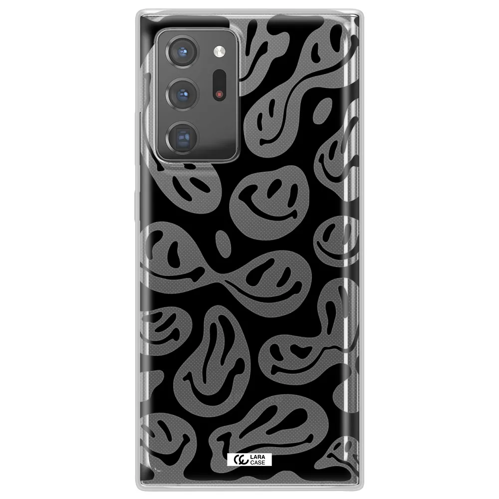 Smiley Faces Samsung Note 20 Ultra Clear TPU Case
