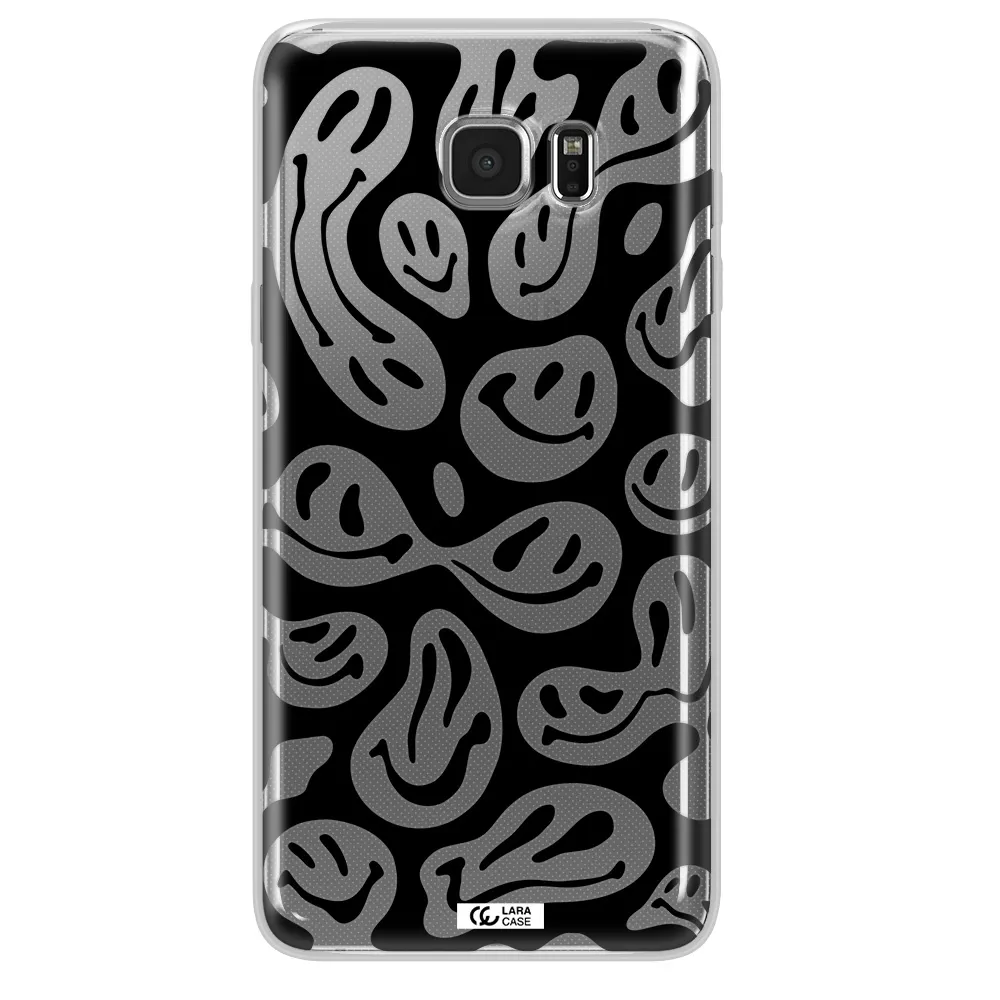 Smiley Faces Samsung Note 5 Clear TPU Case